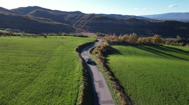 prise de vue aérienne par drone en Alpes-de-Haute-Provence